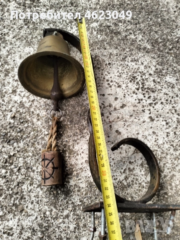 Бронзова камбана за врата, снимка 5 - Антикварни и старинни предмети - 52062764