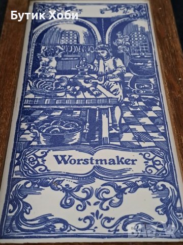 Колекционерска плочка Делфт, снимка 3 - Антикварни и старинни предмети - 39786638