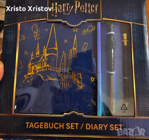 Комплект луксозен тефтер и химикал - Harry Potter
