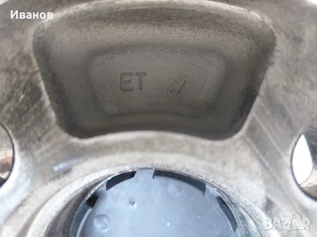  Единична алуминиева джанта 15" 4x100 с лятна гума Continental 185/65 R15, снимка 6 - Гуми и джанти - 55818078