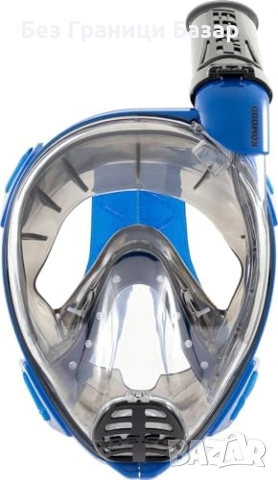 Нова CRESSI Пълнолицева шнорхелинг маска 180° сух шнорхел антифог за море, снимка 2 - Водни спортове - 53034268