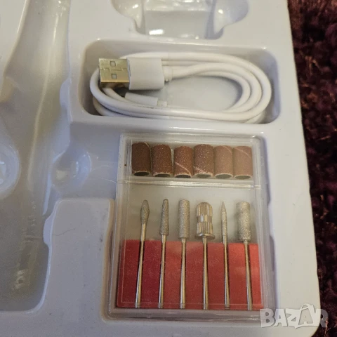 Пила за свалена не геллак, розова, нова с кутия, снимка 4 - Продукти за маникюр - 50748559