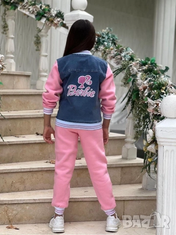 детски ватиран комплект barbie, снимка 2 - Детски комплекти - 52004481
