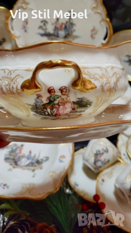 Сервиз за хранене и кафе Rosenthal Sanssouci Hoeroldt Arkadien , снимка 13 - Сервизи - 52774701