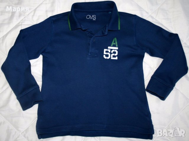 OVS блузка с дълъг ръкав и якичка размер 6-7 г./122 см.