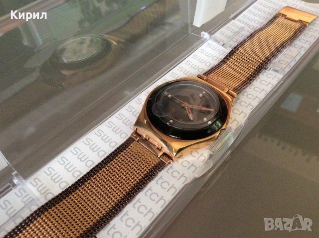 Swatch YLG408G / YLG450C / YLG124G (2бр. розе и класическо златно), снимка 2 - Дамски - 39820765