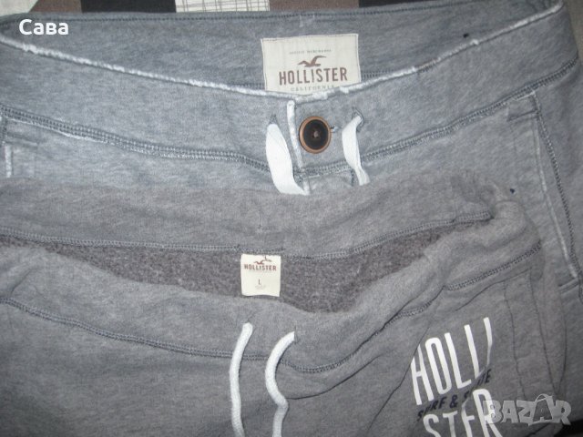 Ватирани долнища HOLLISTER   мъжки,М-Л, снимка 1 - Спортни дрехи, екипи - 36708822