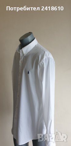 POLO Ralph Lauren Stretch Cotton Custom Fit Mens Size XL ОРИГИНАЛ! НОВО! Мъжка Риза!, снимка 6 - Ризи - 42829418