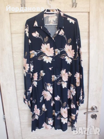 Рокля тип риза, снимка 3 - Рокли - 53278658