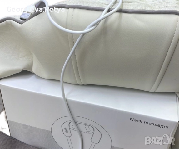 Акумулаторен масажор с топлина за врат,гръб,рамена,крака,за мускулна релаксация, снимка 4 - Масажори - 52649002