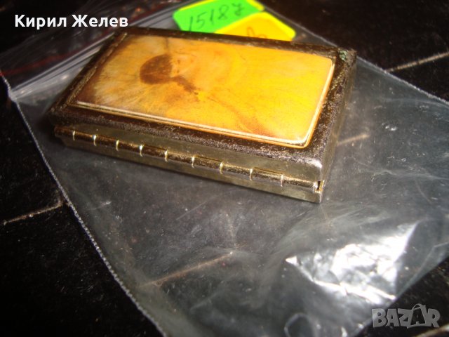 ЛУКСОЗНА БЕЛ ЕПОК СТИЛ ЗЛАТИСТА КУТИЙКА с ЧЕРВЕНО КАДИФЕ ОБЛИЦОВАНА 15187, снимка 3 - Други - 31358716