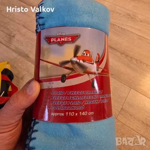 Детско поларено одеяло "Disney Planes". Оригинално. Ново. 110×140 см.