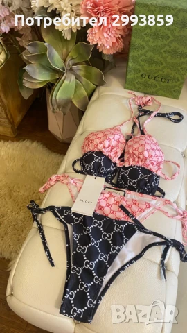 Бански Гучи бикини*Gucci Technical Bloom, снимка 15 - Бански костюми - 51363733