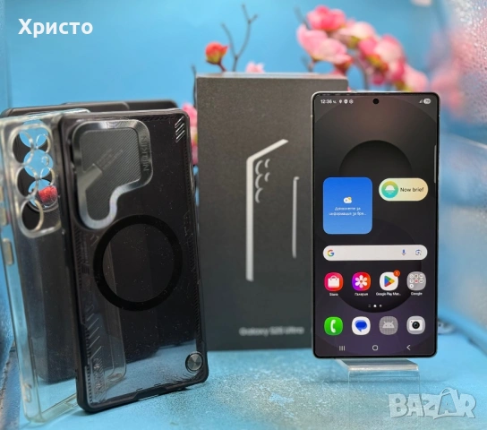 Samsung Galaxy S25 Ultra, 12GB RAM, 256GB, 5G, Titanium WhiteSilver  , снимка 3 - Samsung - 54103550