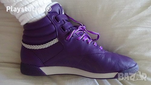 НОВИ оригинални Reebok кецове Alicia Keys Purple Лилави кецове, Размери: 35, 40.5, снимка 5 - Дамски боти - 30410741