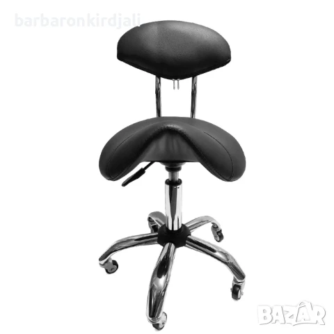 Професионален работен стол с облегалка, снимка 2 - Фризьорски столове - 51319355