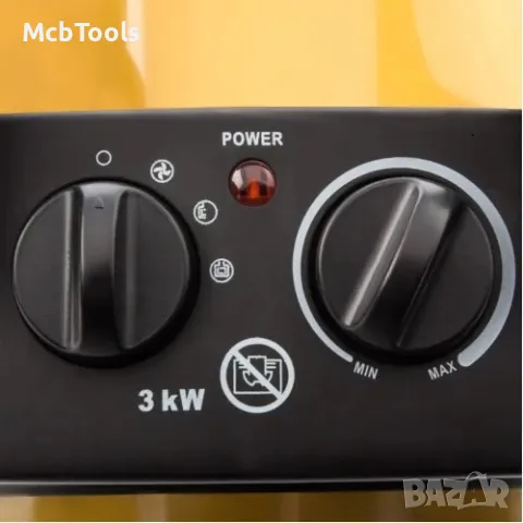 Калорифер с керамичен нагревател 3kW, снимка 6 - Отоплителни печки - 48374385