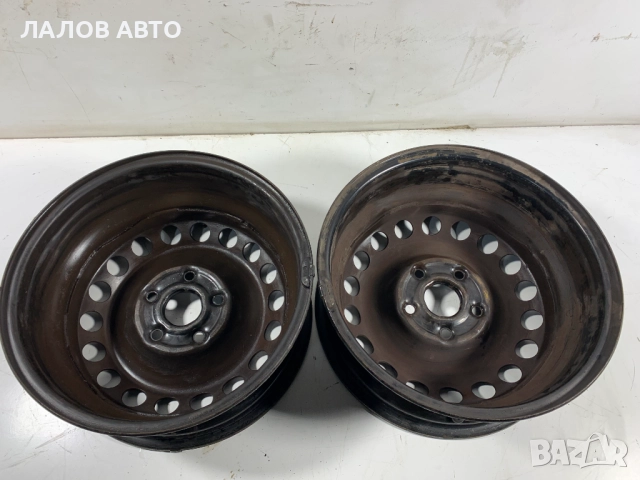 Железни джанти 15 цола 5х112 6j et47 ц.о. 58 , снимка 2 - Гуми и джанти - 52369180