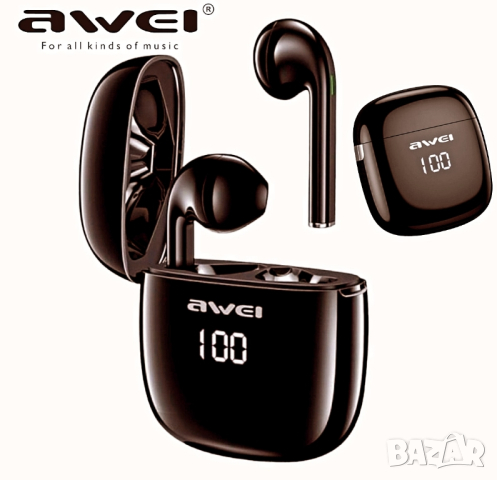 Безжични Слушалки BLUETOOTH AWEI T28P , снимка 1 - Bluetooth слушалки - 44747613