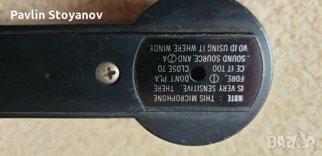 Оригинален японски микрофон AIWA DM-72 от 70те години, снимка 4 - Микрофони - 31168458