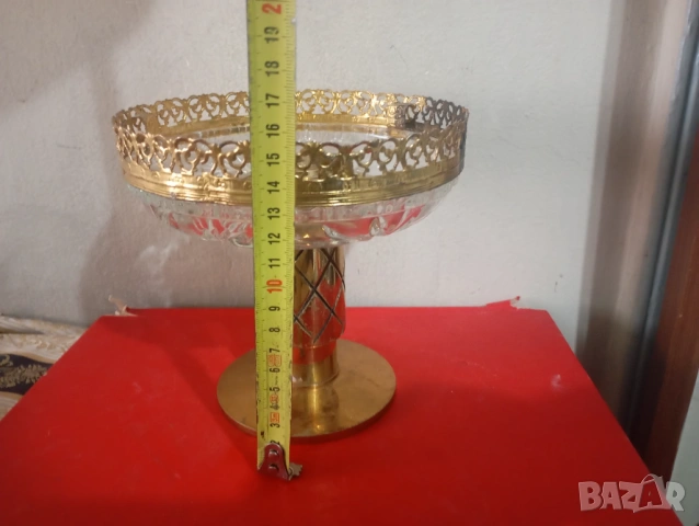 Винтидж купа,бонбониера,фруктиера, снимка 3 - Антикварни и старинни предмети - 53933293