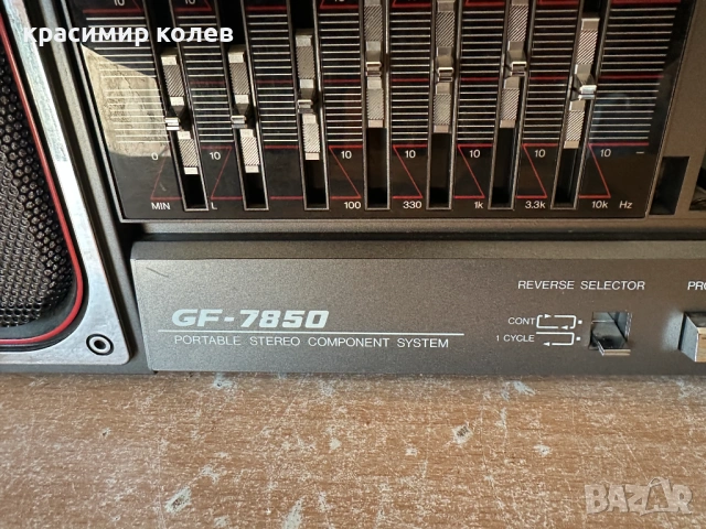 радиокасетофон "SHARP GF-7850", снимка 2 - Радиокасетофони, транзистори - 53259464