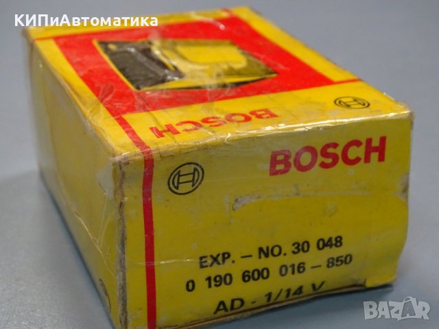 реле BOSCH 0 190 600 016-850 ADN1/14V voltage regulator, снимка 10 - Резервни части за машини - 37195499