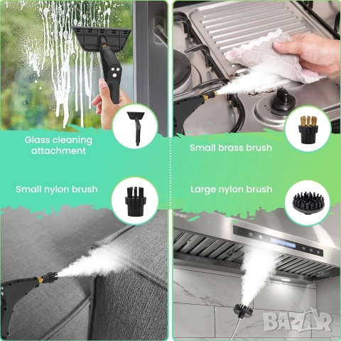 Парочистачка с Високо Налягане 4.5 Bar и Тъч Контрол, Hombasing 2500W , снимка 10 - Парочистачки и Водоструйки - 53291078