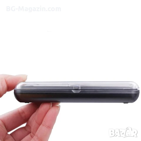 Малка точна джобна бижутерска електронна везна кантар 0.01 за злато бижута храна лекарства мини, снимка 8 - Везни - 50929631