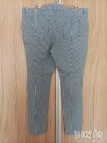 Еластични слим дънки райе, снимка 2 - Дънки - 54003976