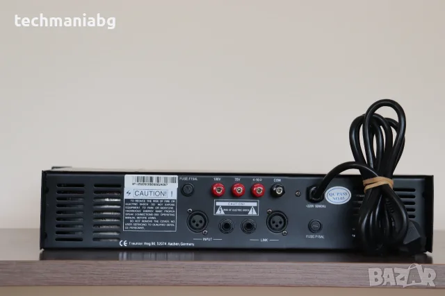 Професионален PA усилвател HED AP-2500 – 660W / 100V / 70V / 4-16Ω, снимка 3 - Ресийвъри, усилватели, смесителни пултове - 56225655
