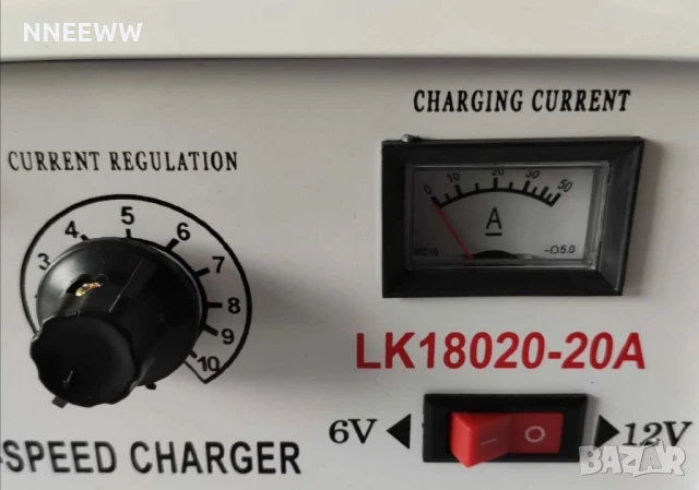 Зарядно за Акумулатор 20А 6/12V, снимка 4 - Аксесоари и консумативи - 50694244