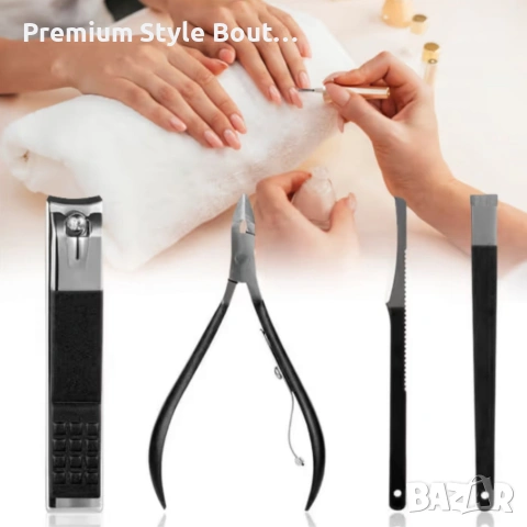 Комплект за маникюр от 18 части в елегантен зелен калъф, снимка 4 - Други стоки за дома - 53922911