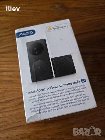 Безжичен смарт домофон Aqara Smart Video Doorbell G4, снимка 1