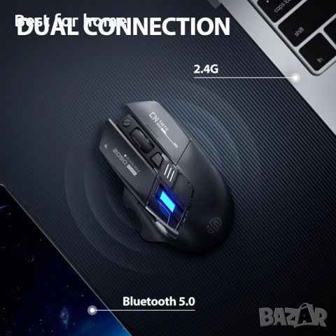 inphic A9 Explorer Bluetooth мишка, снимка 2 - Друга електроника - 53263486