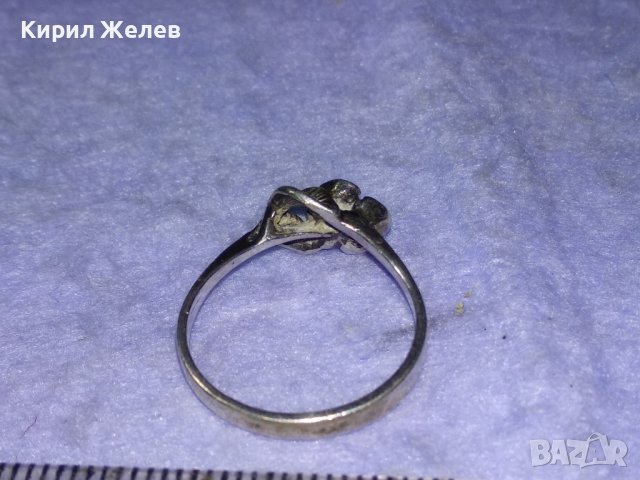 Стар ФЛОРАЛЕН СРЕБЪРЕН АРТ ДЕКО ПРЪСТЕН РОЗА ВИСОКА ПРОБА СРЕБРО МАЙСТОРСКА РЪЧНА ИЗРАБОТКА 40553, снимка 14 - Антикварни и старинни предмети - 42787918