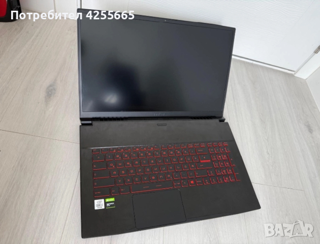 Продавам геймърски лаптоп MSI GF 75 Thin 10SDR+ ПОДАРЪК Раница MSI, снимка 3 - Лаптопи за игри - 52924021