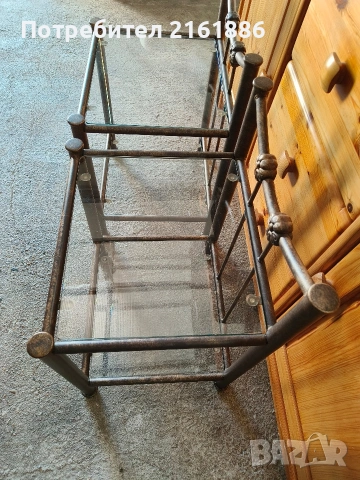 Метални нощни шкафчета/ помощни масички, снимка 4 - Шкафове - 54100020