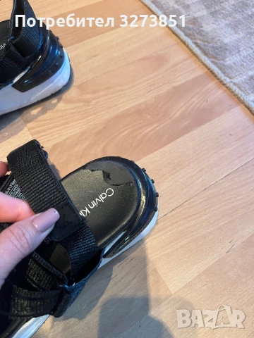 Самдали Calvin Klein 36 nomer, снимка 4 - Дамски ежедневни обувки - 54255168