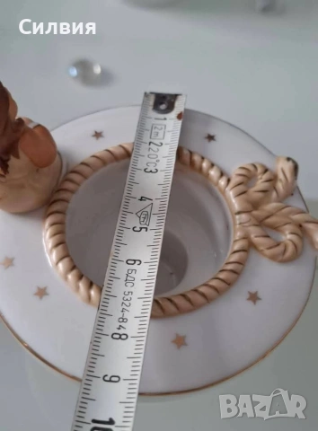 Винтидж порцеланов свещник от Goebel, снимка 8 - Декорация за дома - 53879628