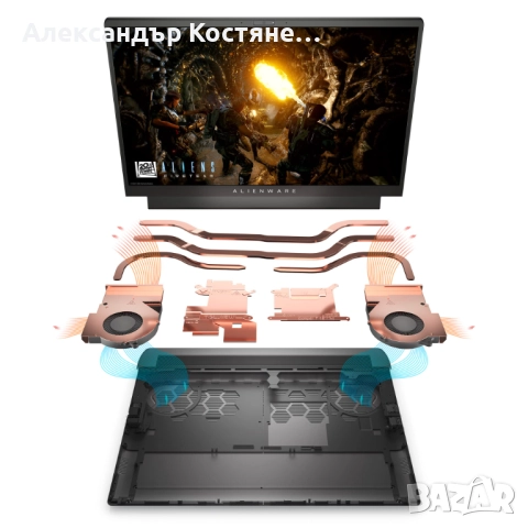 Геймърски лаптоп Alienware Full HD M15 R6 Intel Core i7 / 512 GB SSD, снимка 4 - Лаптопи за игри - 52915728