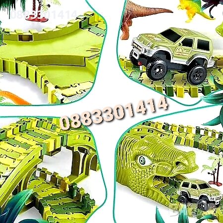 Писта с динозавъри и коли 240 части , снимка 10 - Коли, камиони, мотори, писти - 42910693