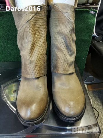 Уникални мъжки кожени боти A. S. 98/42 номер , снимка 5 - Мъжки боти - 42345083