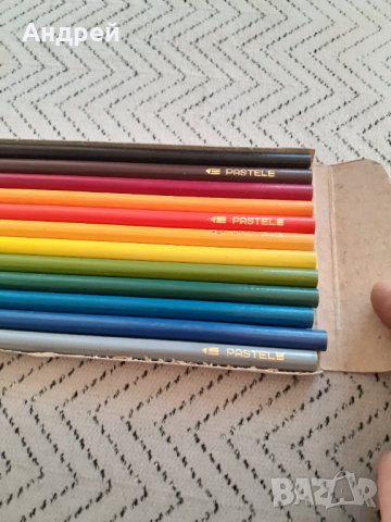Стари цветни моливи Kredek Pastele, снимка 4 - Други ценни предмети - 31355670