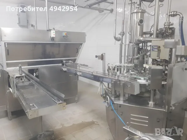 Продава 3 машини за пакетиране на кисело мляко HAMBA, снимка 2 - Други машини и части - 55986219