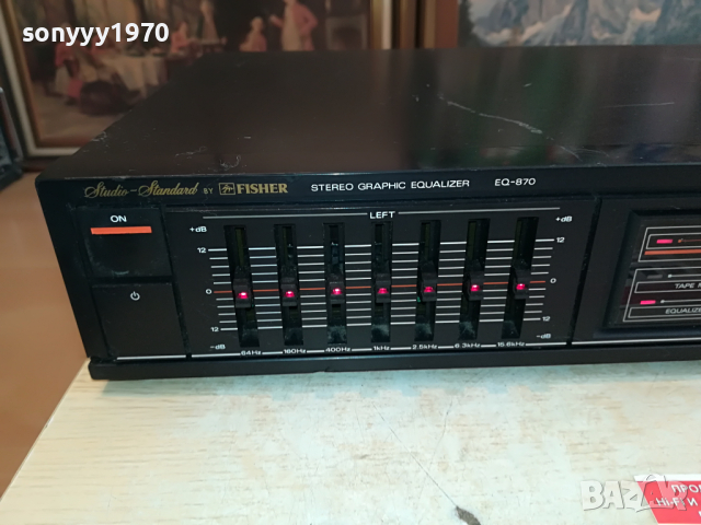 FISHER EQUALIZER-JAPAN 1504221225, снимка 7 - Ресийвъри, усилватели, смесителни пултове - 36465495