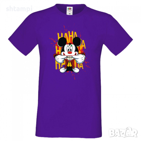 Мъжка тениска Mickey Joker Batman Подарък,Изненада,Рожден ден, снимка 7 - Тениски - 36576058