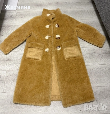 Палто цвят камел , снимка 2 - Палта, манта - 53342438