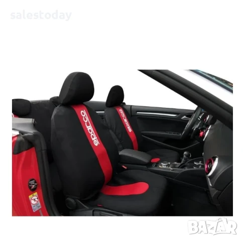 Тапицерия за кола, червен кант, Калъфи за кола с 2 мм пяна