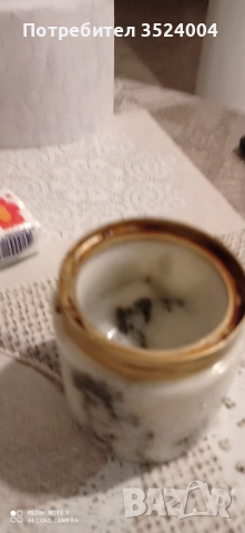 Запазена мраморна кутия за бижута от 80 те години Желязната част само да се залепи, снимка 2 - Други стоки за дома - 52324655